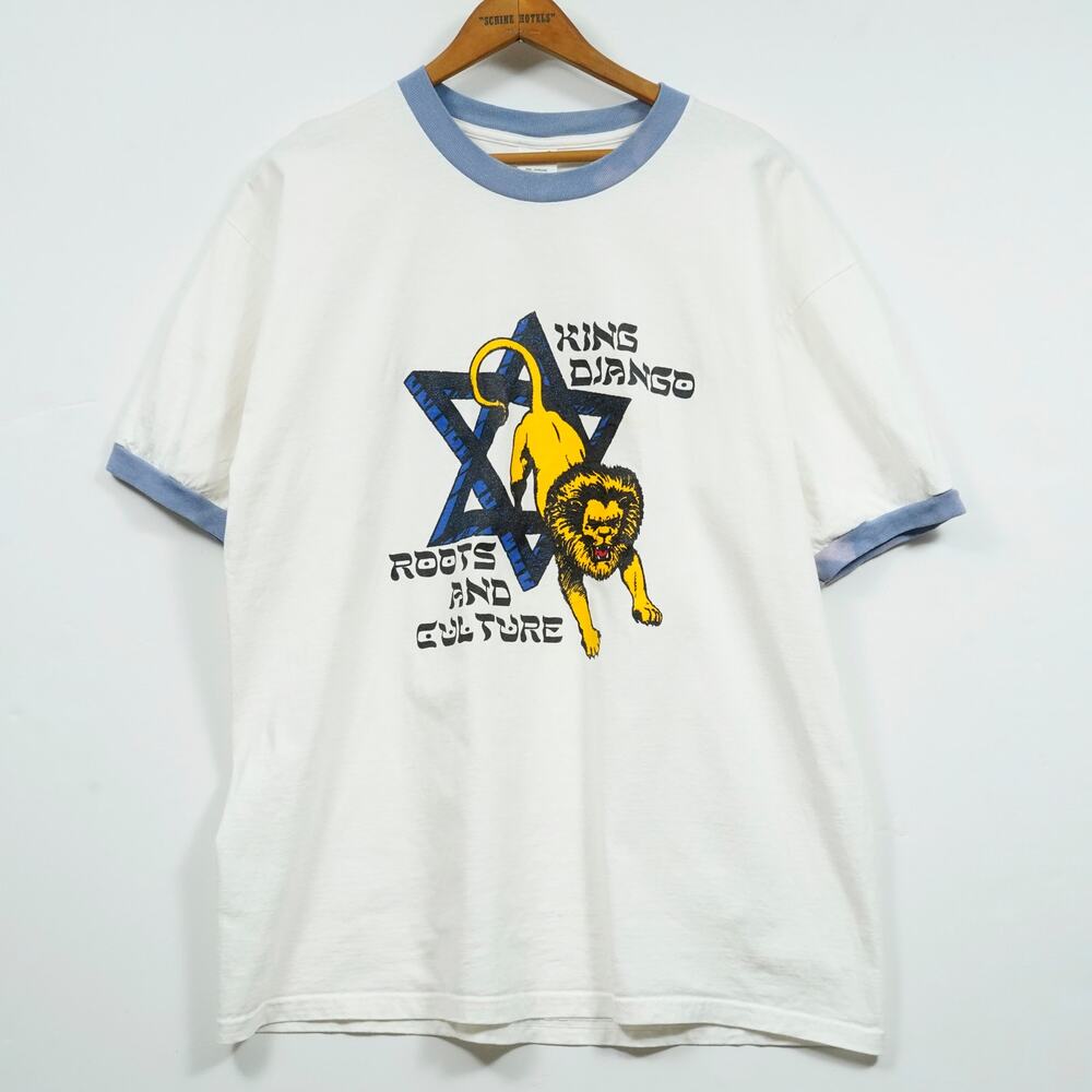 Vintage King Django Roots & Culture T-Shirt XL 23x30 Ska Reggae 1998